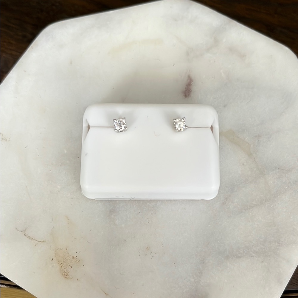 Elegant Silver Stud Earrings